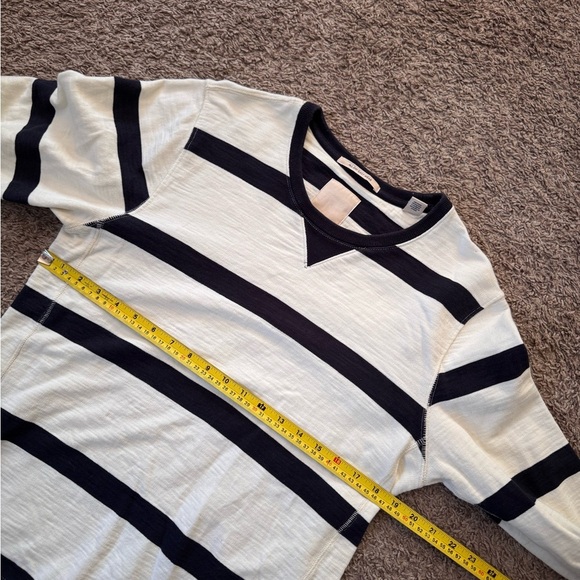 Scotch & Soda Pullover Crewneck Home Alone Sweater Men Size M Cream/navy - Picture 3 of 6